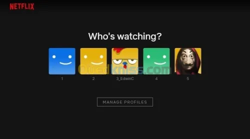 compte Netflix officiel