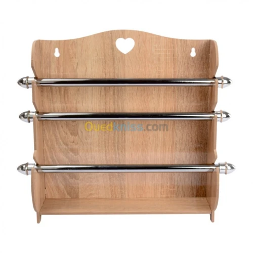 Porte Papier de Cuisine en Bois