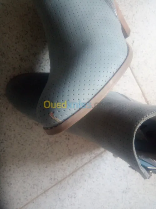 Boots bleu gris