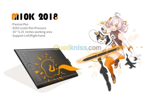Tablette graphique gaomon m10k 