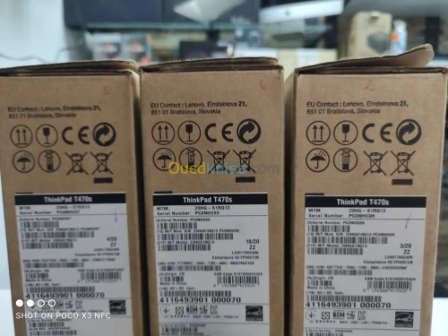 THINKPAD T470S I5 7300U/TACTILE NEUF 