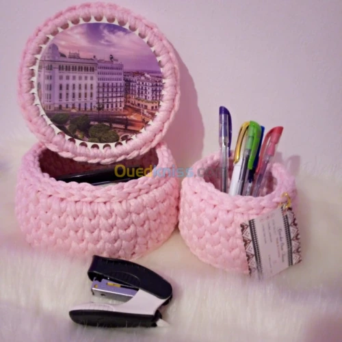 Ensemble corbeille pour bureaux