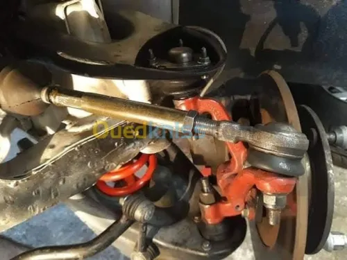 crémaillère et cardan suspension