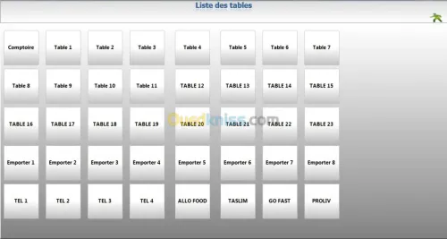 Logiciel Restaurant "RestoLine"