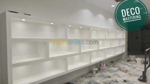 Revêtement façade (Alucobond,mur rideaux, mono couche) et tout traveaux de finition interieur 