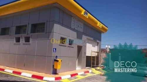 Revêtement façade (Alucobond,mur rideaux, mono couche) et tout traveaux de finition interieur 