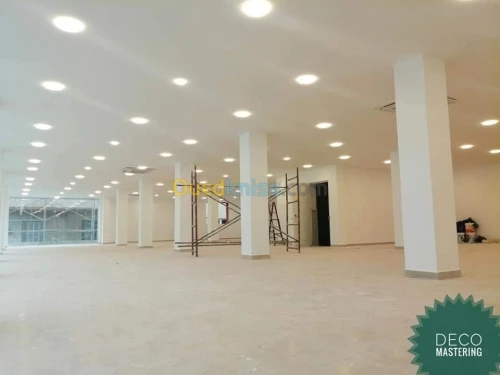 Revêtement façade (Alucobond,mur rideaux, mono couche) et tout traveaux de finition interieur 