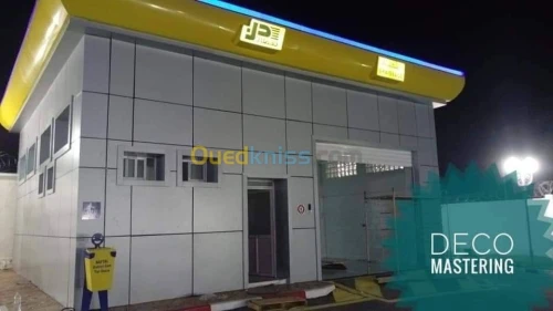 Revêtement façade (Alucobond,mur rideaux, mono couche) et tout traveaux de finition interieur 
