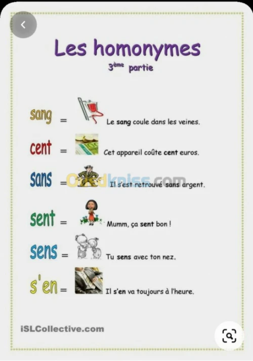 Cours particuliers de français 