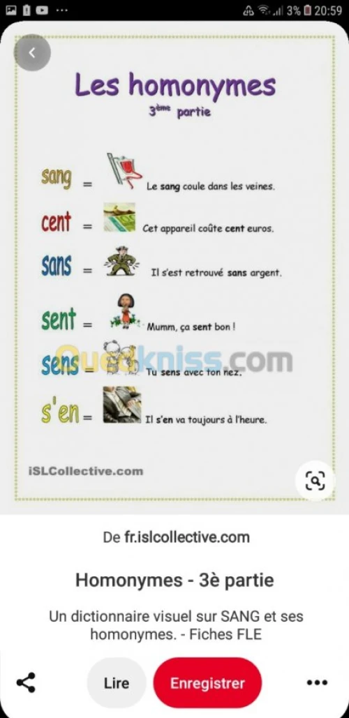 Cours particuliers de français 