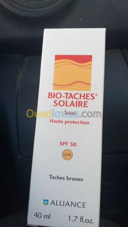 Ecran total teinté + anti tache bio