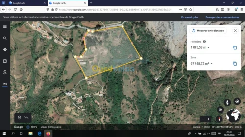 Vente Terrain Boumerdes Thenia