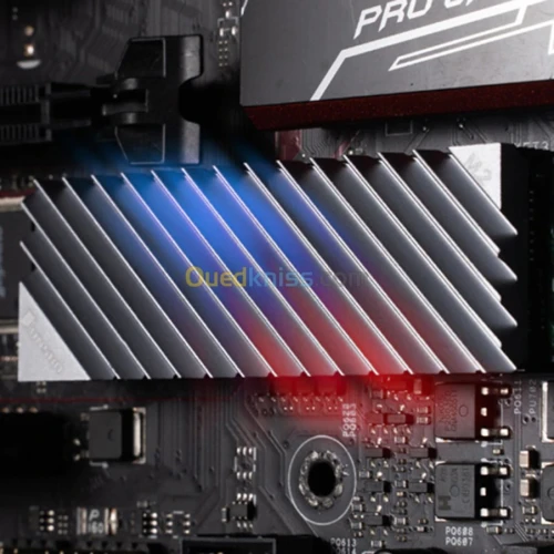Dissipateur thermique pour M.2 SSD 2280 en alliage d'aluminium PCI-e PC