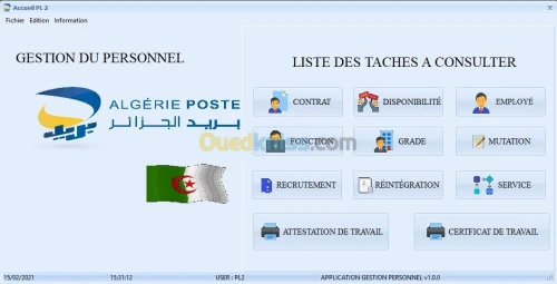 Logiciel Gestion Personnel