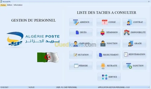 Logiciel Gestion Personnel