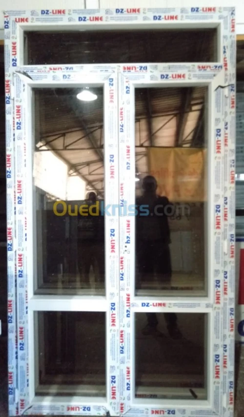 PVC-aluminium porte-fenêtre en PVC alu