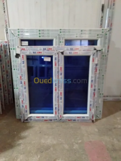 PVC-aluminium porte-fenêtre en PVC alu