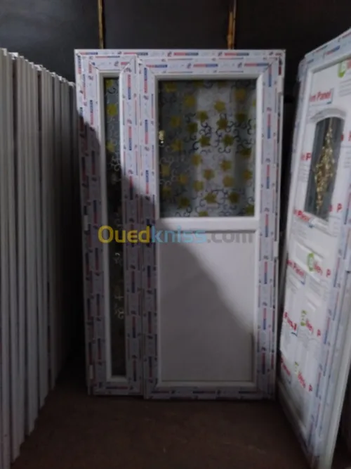 PVC-aluminium porte-fenêtre en PVC alu