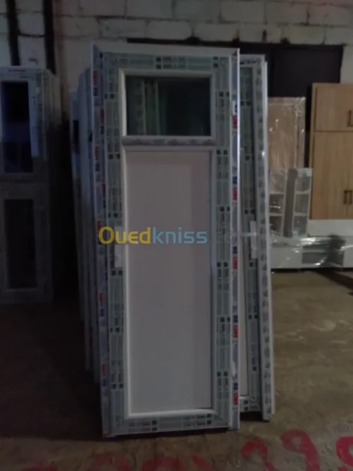 PVC-aluminium porte-fenêtre en PVC alu