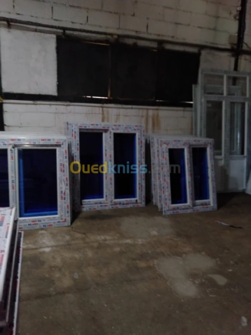 PVC-aluminium porte-fenêtre en PVC alu