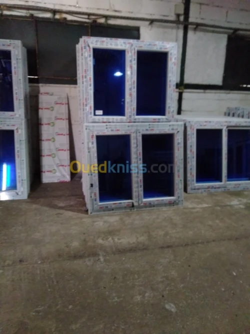 PVC-aluminium porte-fenêtre en PVC alu