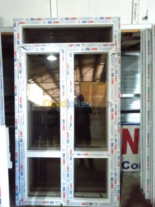 PVC-aluminium porte-fenêtre en PVC alu