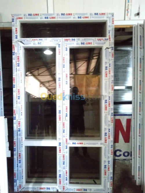 PVC-aluminium porte-fenêtre en PVC alu