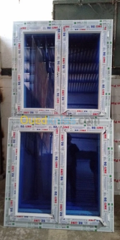 PVC-aluminium porte-fenêtre en PVC alu