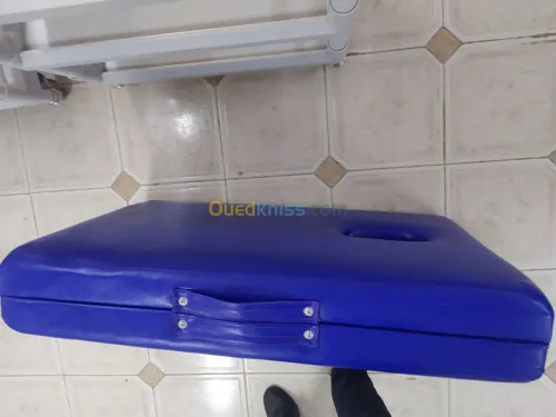 Table massage pliante chromé 