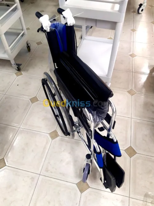 Fauteuil roulant alumin double frein 