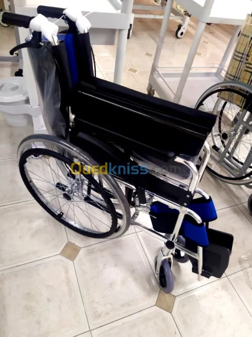 Fauteuil roulant alumin double frein 