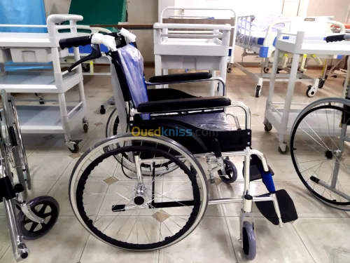Fauteuil roulant alumin double frein 