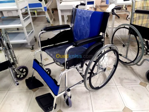 Fauteuil roulant alumin double frein 