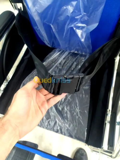 Fauteuil roulant alumin double frein 