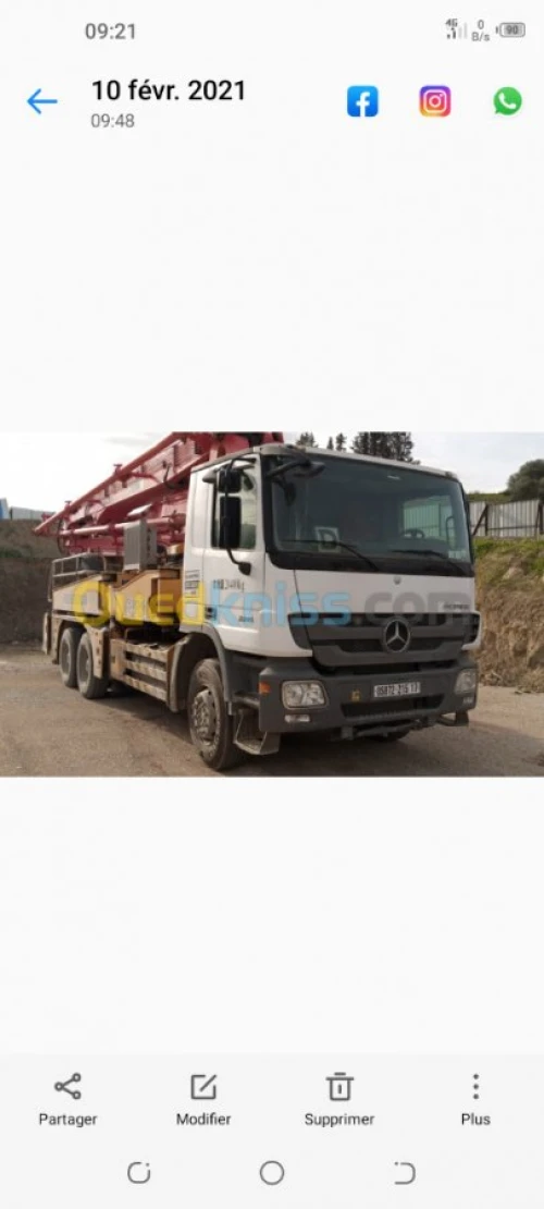 LOCATION POMPE BETON GIRAF