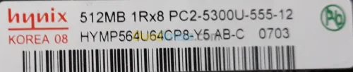 RAM DDR2 1G + 500 Mo
