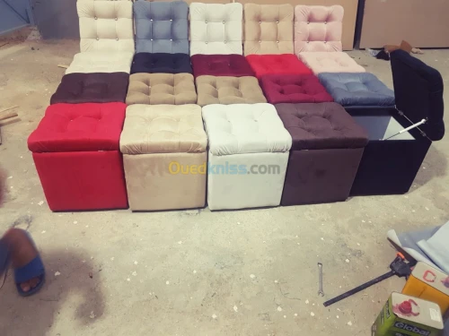 Pouf  coffret  40x40