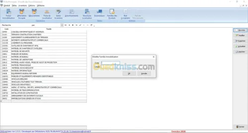 Logiciel d'inventaire