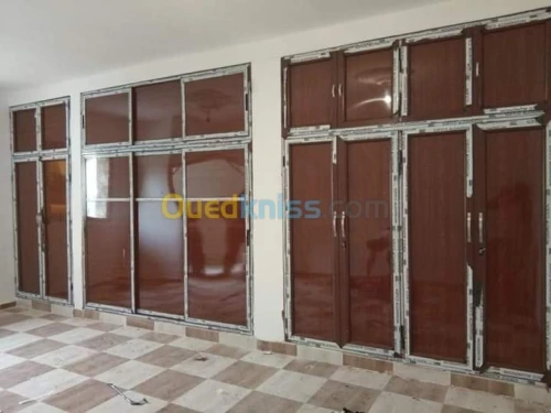 نجارة الألمنيوم و تركيب الزجاج