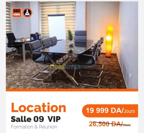 Location des salles 