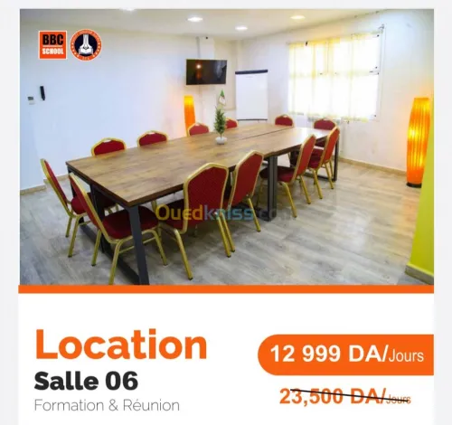 Location des salles 