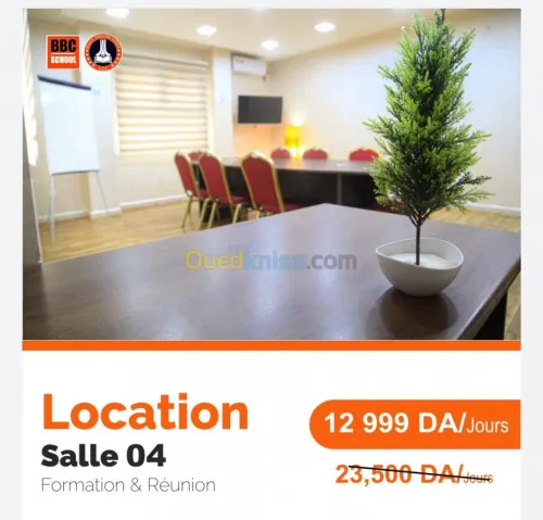 Location des salles 
