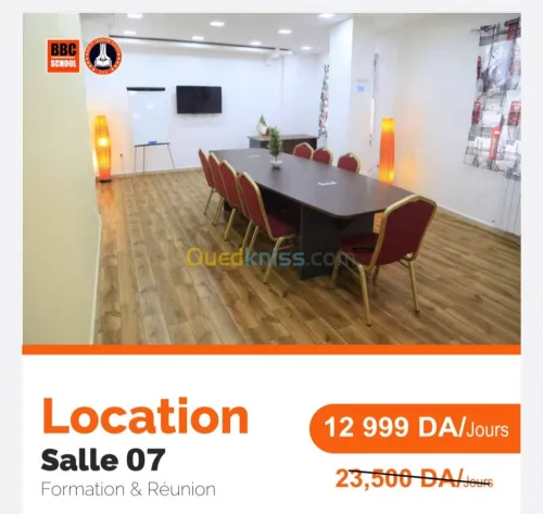 Location des salles 
