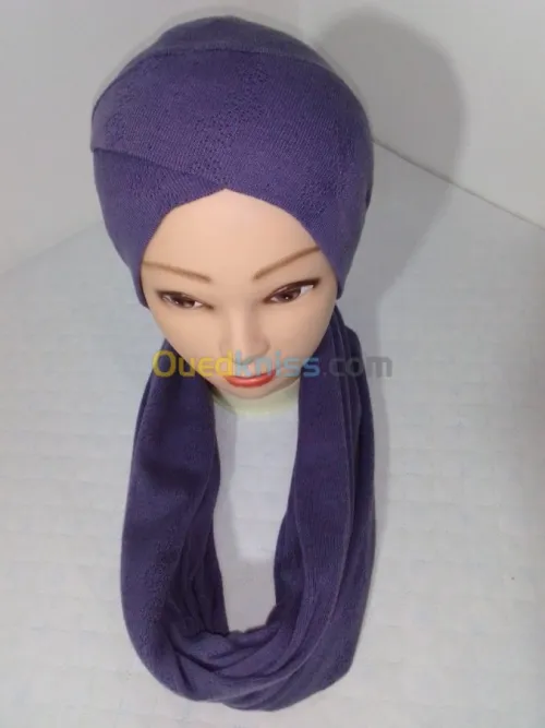 Bonnet avec colle (cach né) 