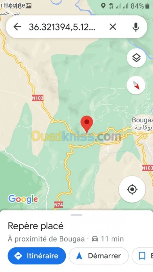 Vente Terrain Setif Bougaa