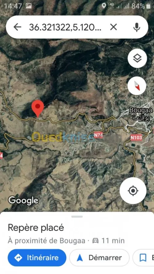 Vente Terrain Setif Bougaa
