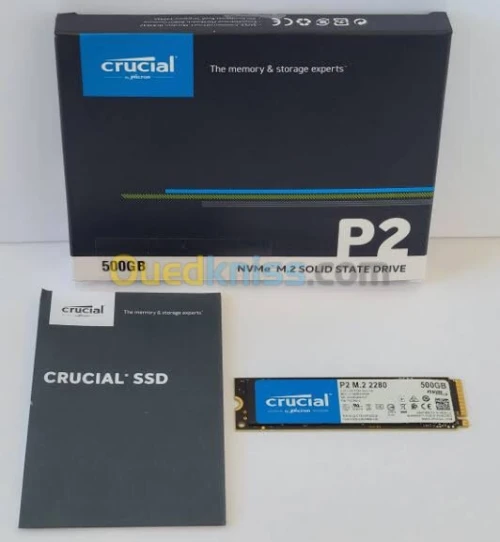 SSD Crucial P2 P5 M.2 PCIe NVMe 500 Go