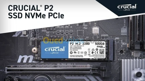 SSD Crucial P2 P5 M.2 PCIe NVMe 500 Go