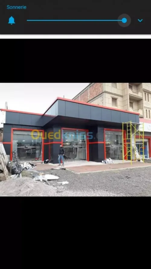Enseigne lumineuse led.l allucobond