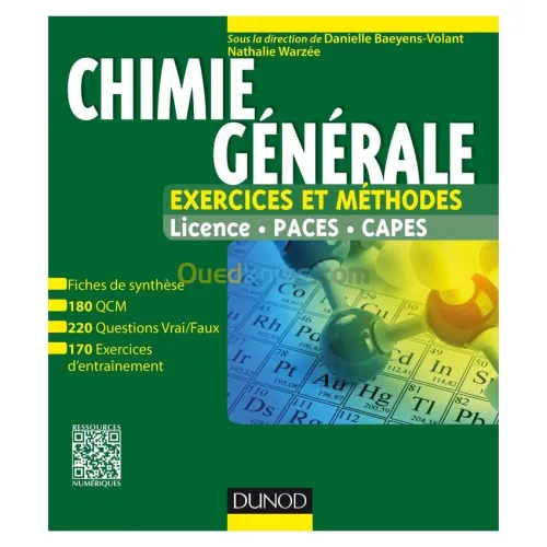 Chimie générale - Exercices et méthodes